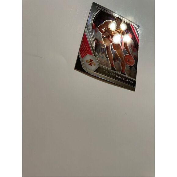 Tyrese Halliburton prizm rookie draft pick #37 mint condition refractor rare - Picture 3 of 4